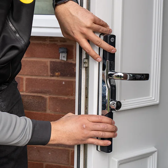 Modern replacement cylinder and door lock components