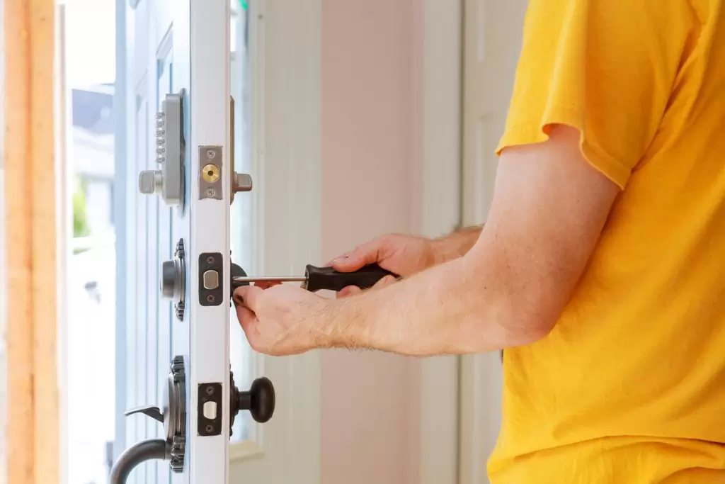 Lock replacement and rekeying illustration